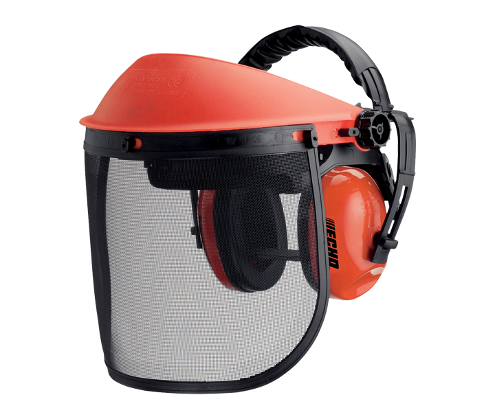 Ansiktsmask med hörselskydd