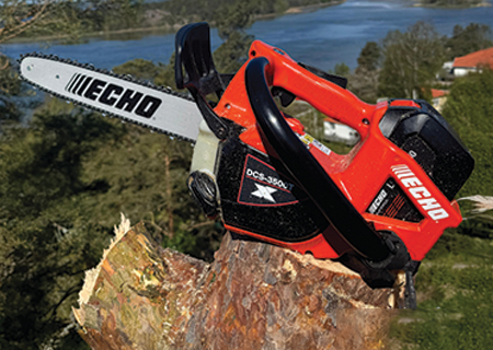 2 nya batteridrivna topphandsmotorsågar från ECHO.